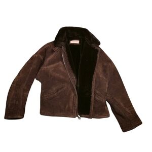 Jones New York Leather-Suede Jacket M
